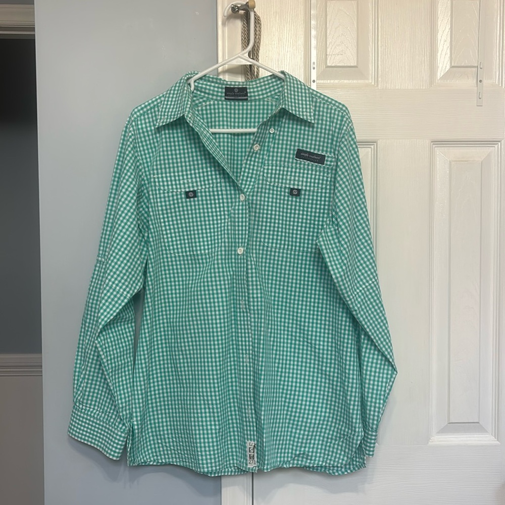 Button up 
Double pockets 
Buttons all intact